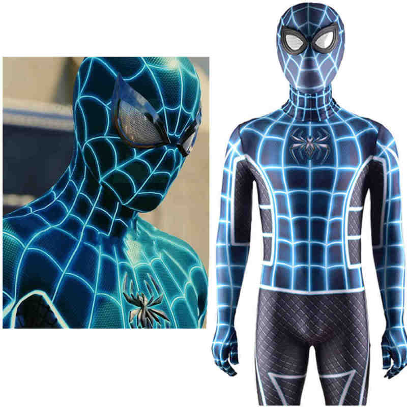 Blue All Spider-Man Remastered PC Suits Halloween Costume