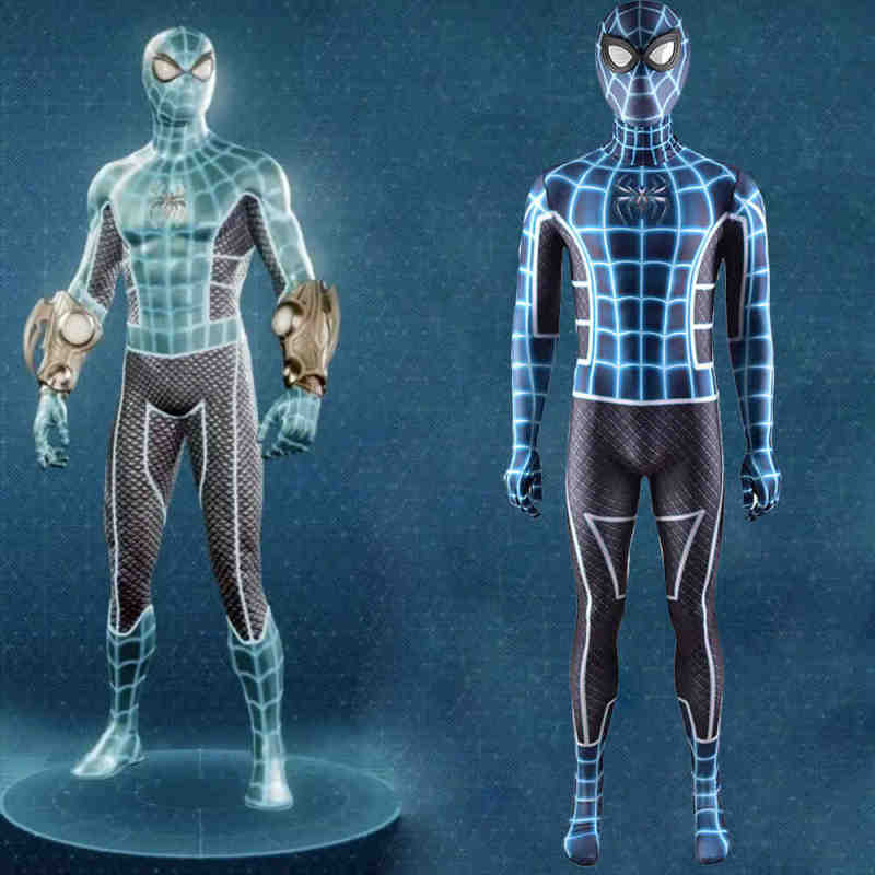 Blue All Spider-Man Remastered PC Suits Halloween Costume