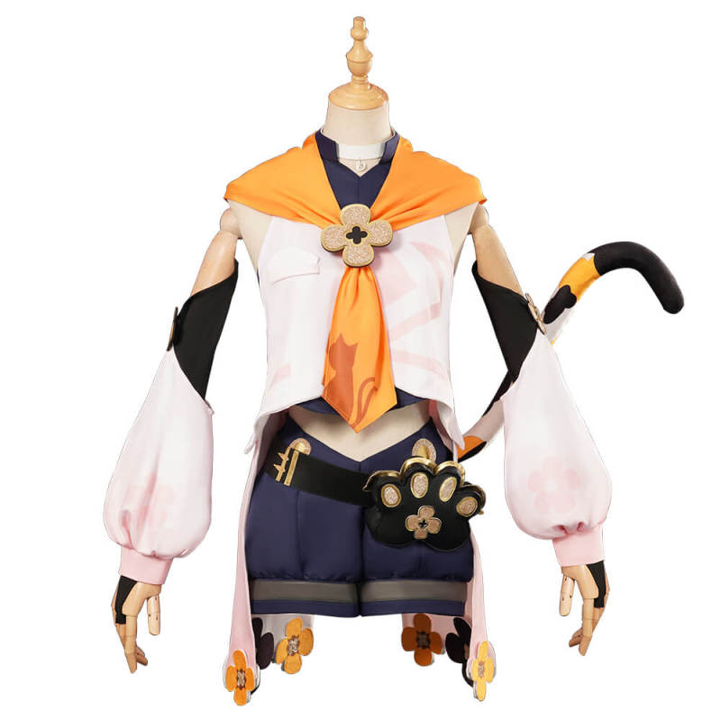 Genshin Impact Diona Cosplay Costume Game Halloween Outfits