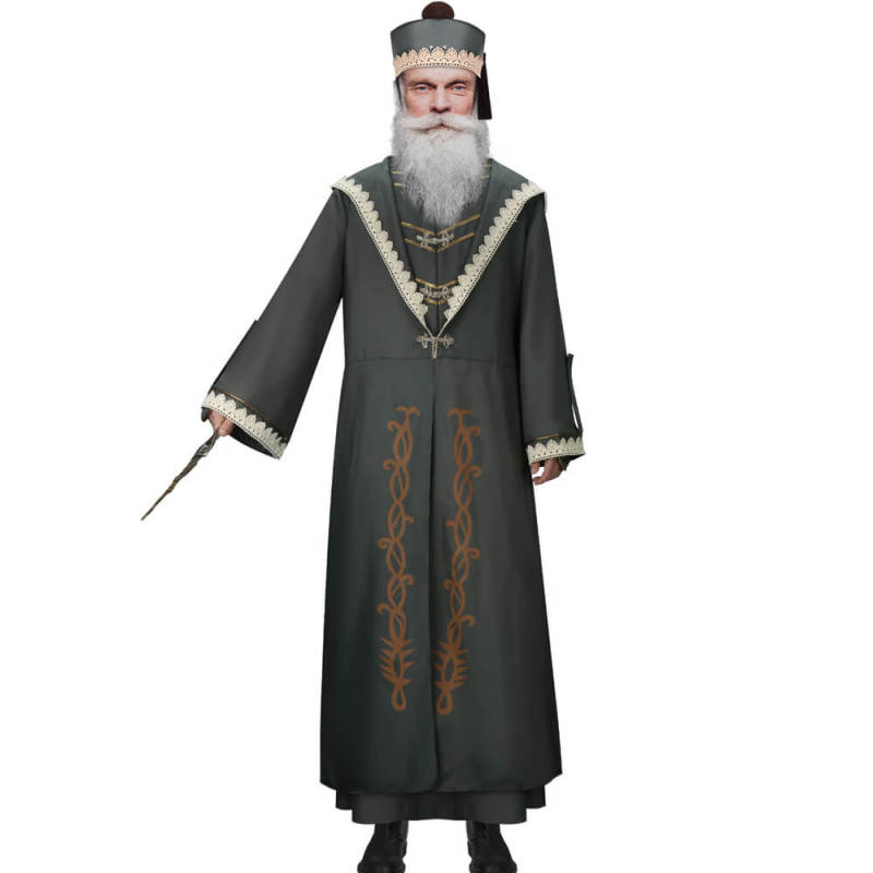 Professor Dumbledore Costume Harry Potter Medieval Themed Fancy Dress In Stock-Takerlama