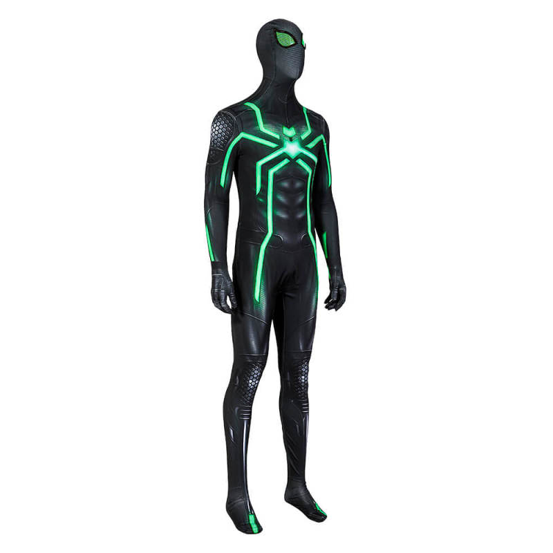 Spider Man PS4 Stealth Big Time Suit Cosplay Costume M L XL In Stock