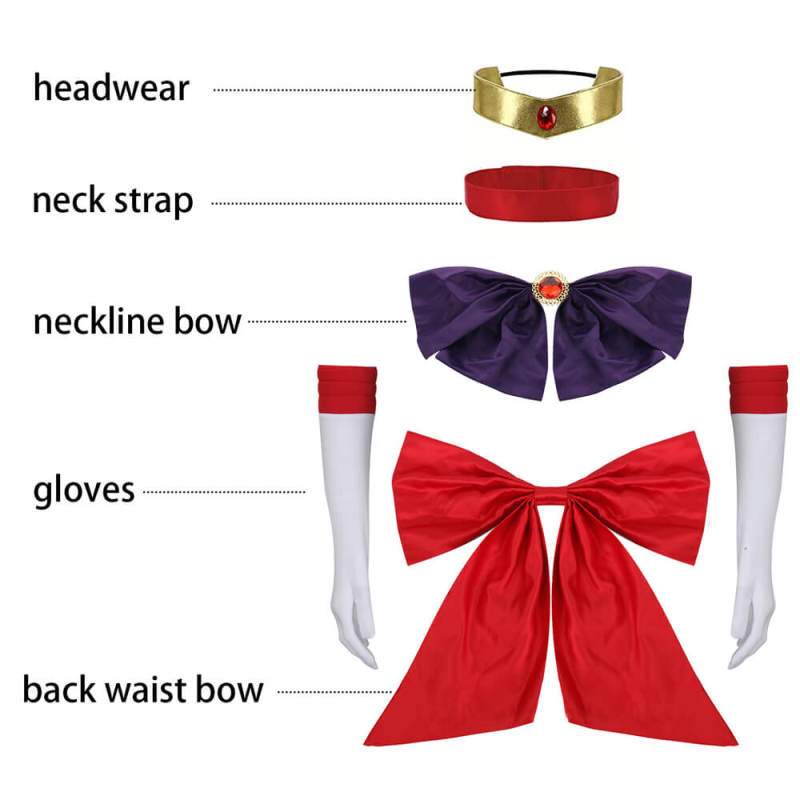 Rei Hino Sailor Mars Cosplay Costume