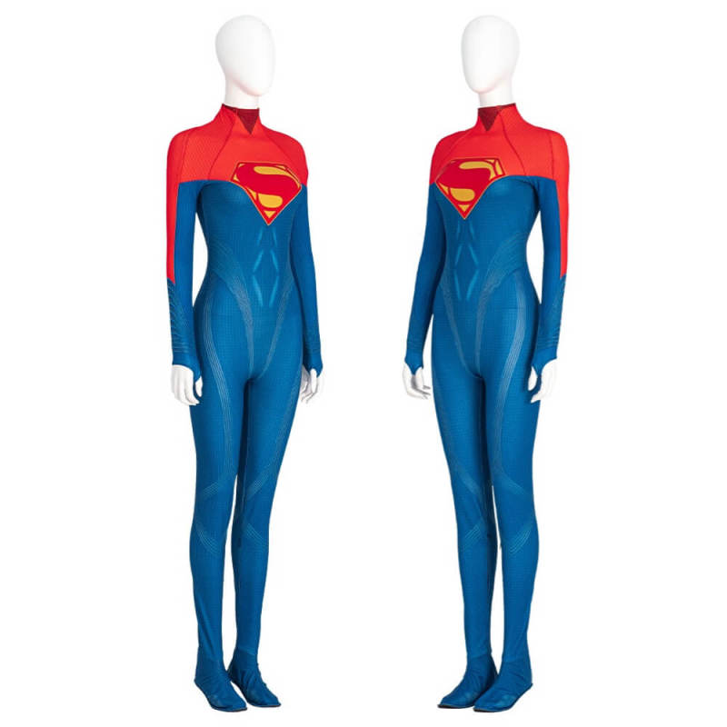 The Flash Supergirl Cosplay Costume With Cloak
