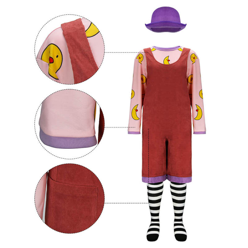 Women Loonette The Clown Halloween Cosplay Costume-The Big Comfy Couch In Stock Takerlama