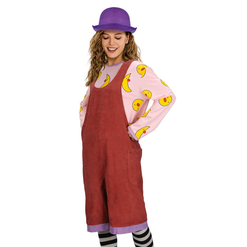 Women Loonette The Clown Halloween Cosplay Costume-The Big Comfy Couch In Stock Takerlama