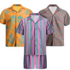 Simu Liu Ken's Pastel Striped Beach Outfit Ryan Gosling Movie Cosplay Costume In Stock Takerlama