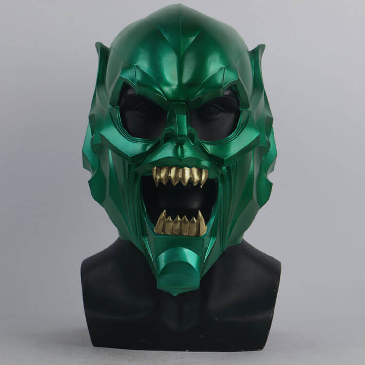 Spider-Man No Way Home Green Goblin Halloween Mask Cosplay Props Replica