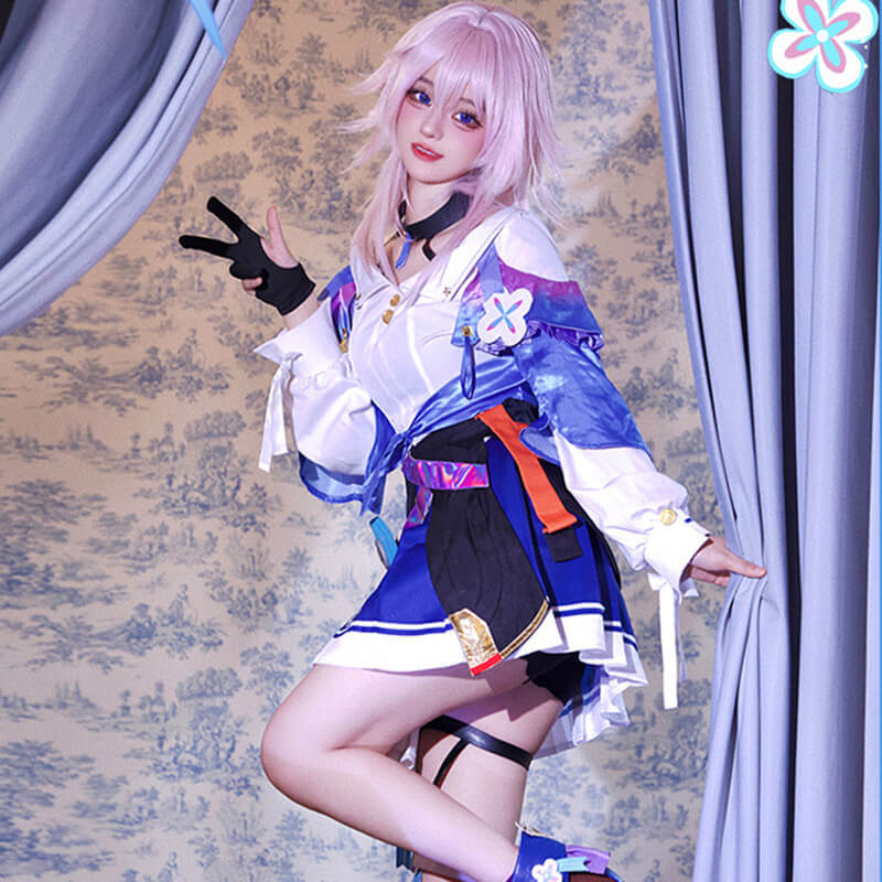 Game Honkai: Star Rail March 7th Cosplay Costumes In Stock Takerlama