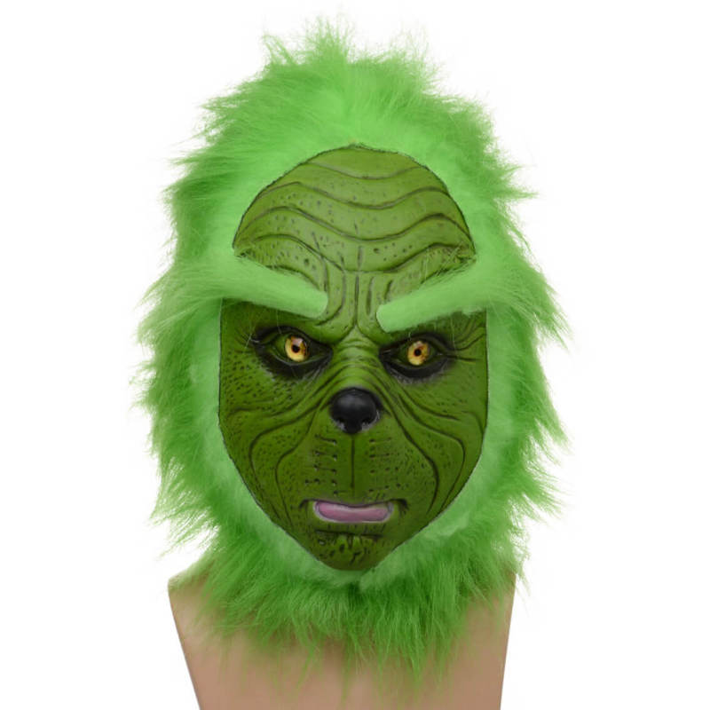Grinch Cosplay Costume Kids Men-How the Grinch Stole Christmas Takerlama