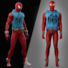 Spider-Man: Across the Spider-Verse Scarlet Spider Cosplay Costume In Stock