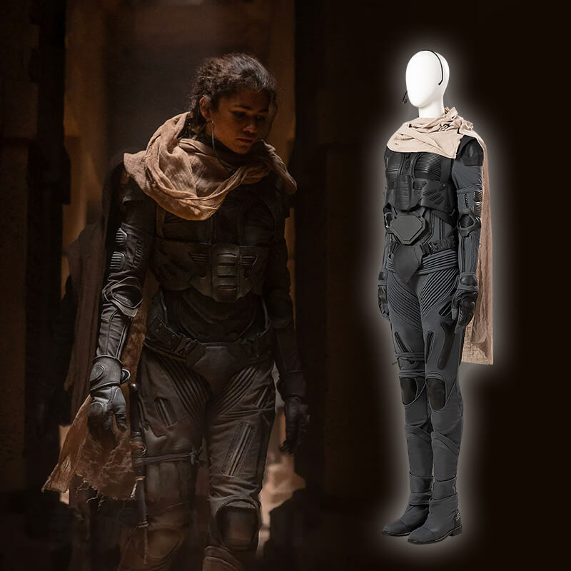Deluxe Dune Chani Stillsuit Halloween Cosplay Costume Part Two Women's Outfit Takerlama