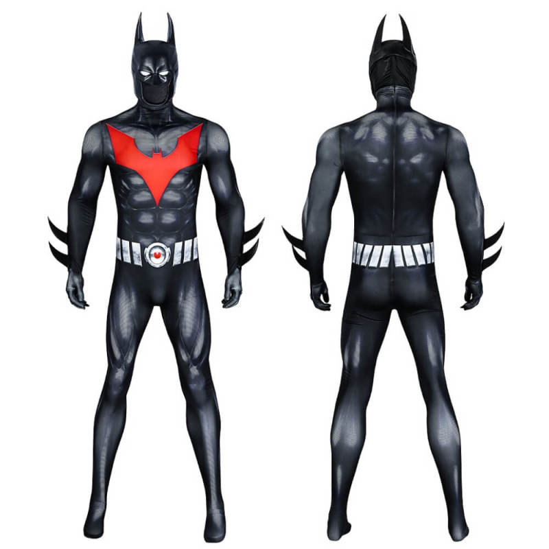DC Batman Beyond Cosplay Costume Bruce Wayne Jumpsuit-Batman of the Future