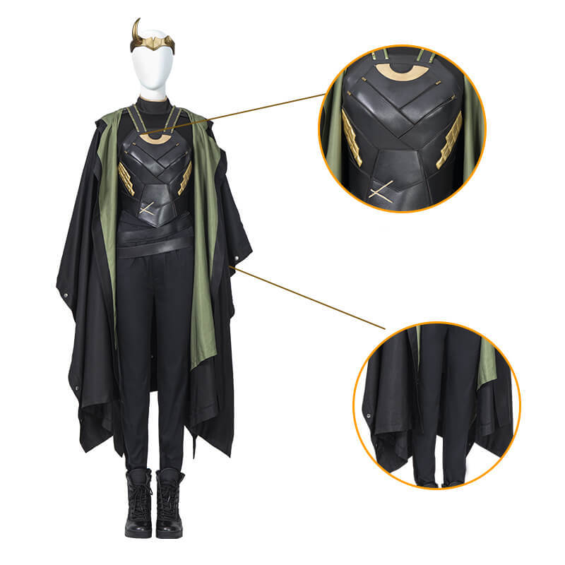 Marvel Lady Loki Sylvie Lushton Cosplay Costume The Variant Battle Suit Takerlama