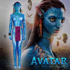 Avatar 2 Neytiri Cosplay Costume Jumpsuit Mask Women Takerlama