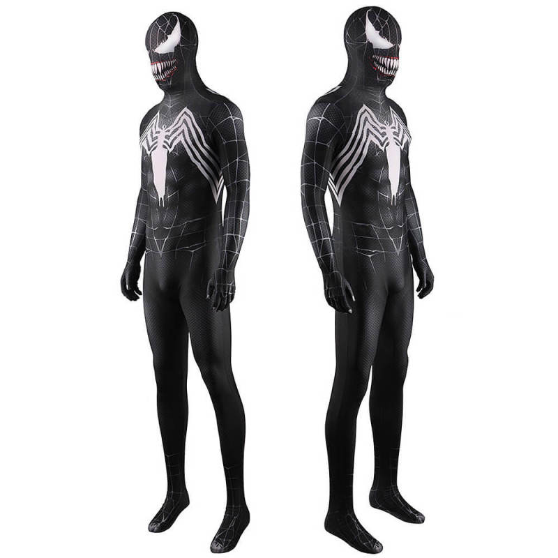 Venom 3 Eddie Brock Cosplay Costume Tom Hardy Jumpsuit Mask Untitled Venom Sequel (2024) Takerlama