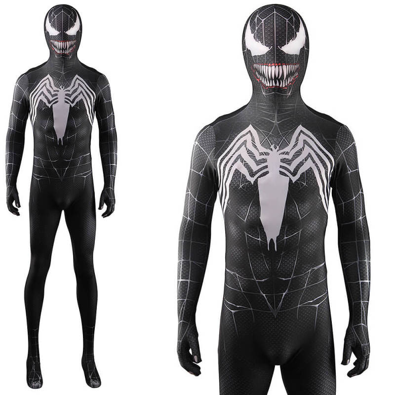 Venom 3 Eddie Brock Cosplay Costume Tom Hardy Jumpsuit Mask Untitled Venom Sequel (2024) Takerlama