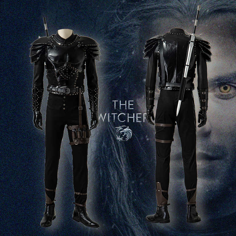 The Witcher Season 2 Geralt of Rivia Cosplay Costume (Without Sword, Shoes&Necklace)