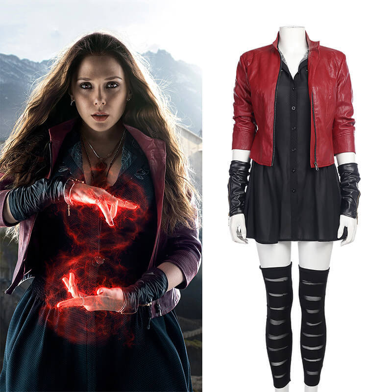 Scarlet Witch Wanda Maximoff Cosplay Costume-Avengers: Age of Ultron Takerlama