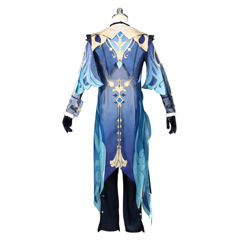 Genshin Impact Neuvillette Cosplay Costume Deluxe Game Outfits Male Takerlama