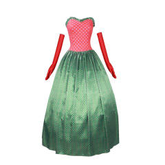 Martha May Whovier Dress Christmas Cosplay Costume How the Grinch Stole Christmas Takerlama