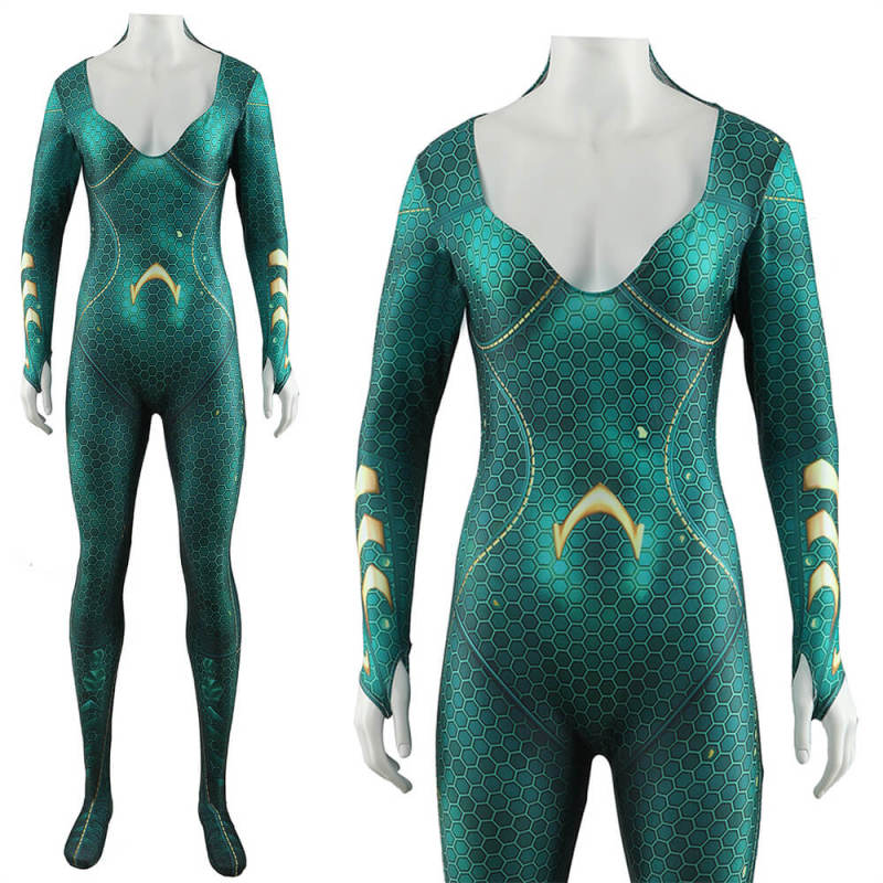 Aquaman and the Lost Kingdom Queen Mera Cosplay Costume Adults Kids Takerlama