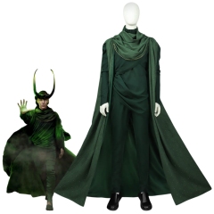 Loki God of Stories Cosplay Costume Loki Season 2 Takerlama