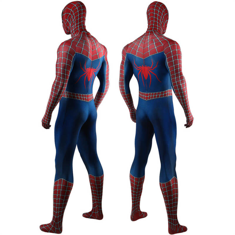 Spider-Man 2 Tobey Maguire Cosplay Costume Peter Parker Bodysuit Mask Adults Kids Takerlama