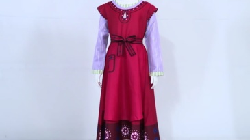 Takerlama Film Wish Dahlia Red Kids Dress Girl Cosplay Costume
