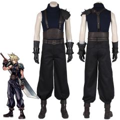 Final Fantasy VII Rebirth Cloud Strife Costume FF7 PS4 Game Reset Version Cosplay Suit Takerlama