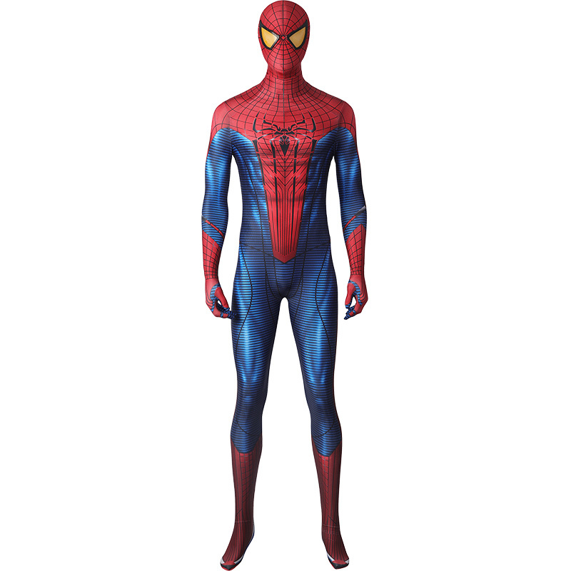 Takerlama The Amazing Spider-Man Peter Parker Cosplay Costume Superhero Jumpsuit Andrew Garfield