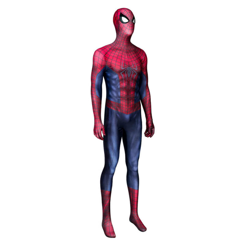 Takerlama The Amazing Spider-Man 2 Cosplay Costume Superhero Jumpsuit With Mask