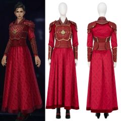 Takerlama What If Season 2 Hela Cosplay Costume Red Outfits