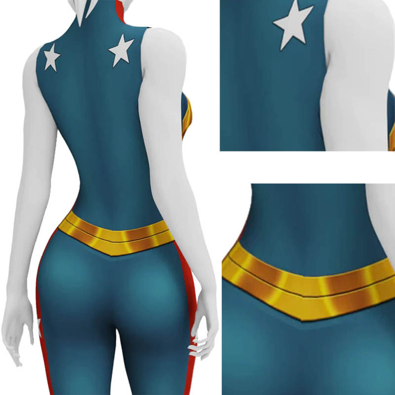 Takerlama Womens Captain America Beauty Superhero Costume