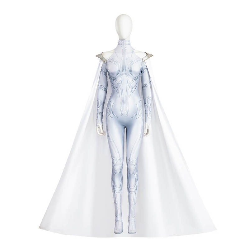Takerlama What If Season 2 Hela Cosplay Costume 3D Print Jumpsuit With Cloak