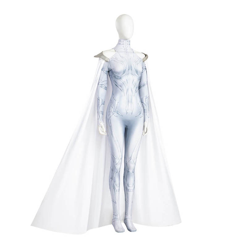 Takerlama What If Season 2 Hela Cosplay Costume 3D Print Jumpsuit With Cloak