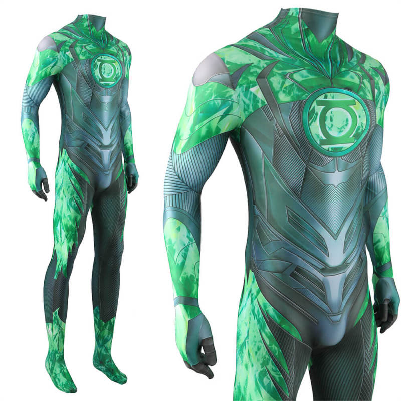 Green Lantern Cosplay Costume-Suicide Squad Kill the Justice League Takerlama