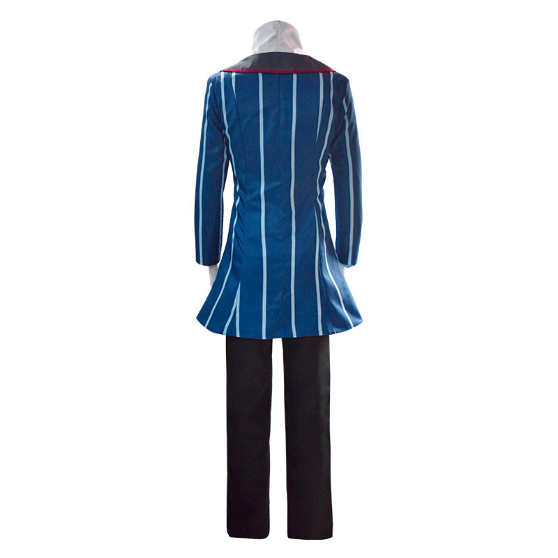 Takerlama Hazbin Hotel Vox Cosplay Costume Blue Coat Outfits