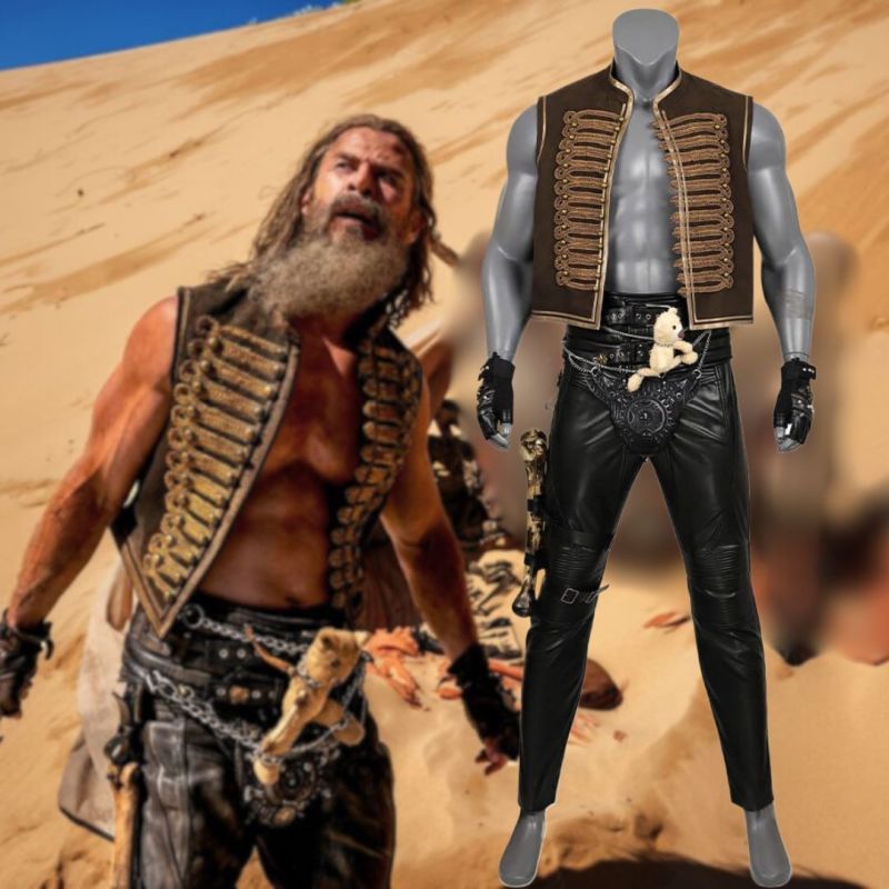 Furiosa A Mad Max Saga Warlord Dementus Cosplay Costume Takerlama