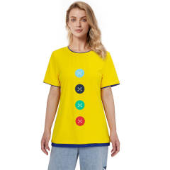 Women Pete The Cat T-Shirt Four Groovy Buttons Funny Costume Takerlama