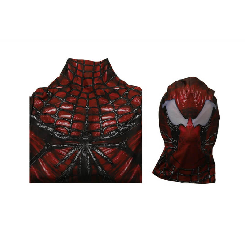 Marvel's Spider-Man 2 Absolute Carnage Suit PS5 Cosplay Costume Red Black Takerlama
