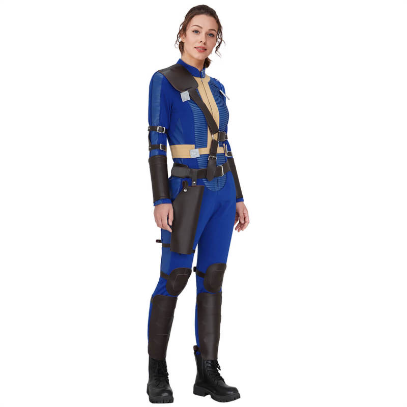 Fallout Vault 33  Lucy Costume TV Series Cosplay Jumpsuit Takerlama
