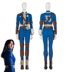 Fallout Lucy Cosplay Costume TV Series Vault 33 Suit Deluxe Style Takerlama
