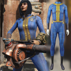 Fallout 4 Vault 111 Jill Vault Cosplay Costume For Women Kids Jumpsuit Takerlama