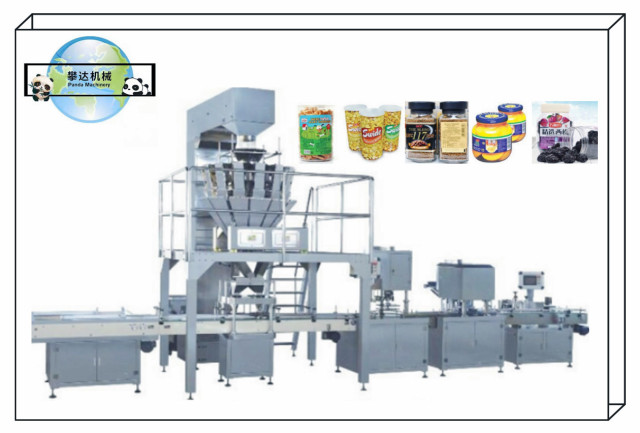 AUTOMATIC BOTTLE FILLING PACKAGING LINE