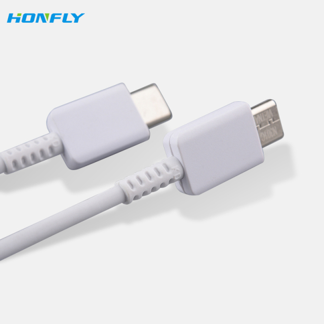Honfly Wholesale USB C Charge Cable For Samsung Galaxy S21 S22 Note 10 20 Fast Charging data Charger USB Type C Cable