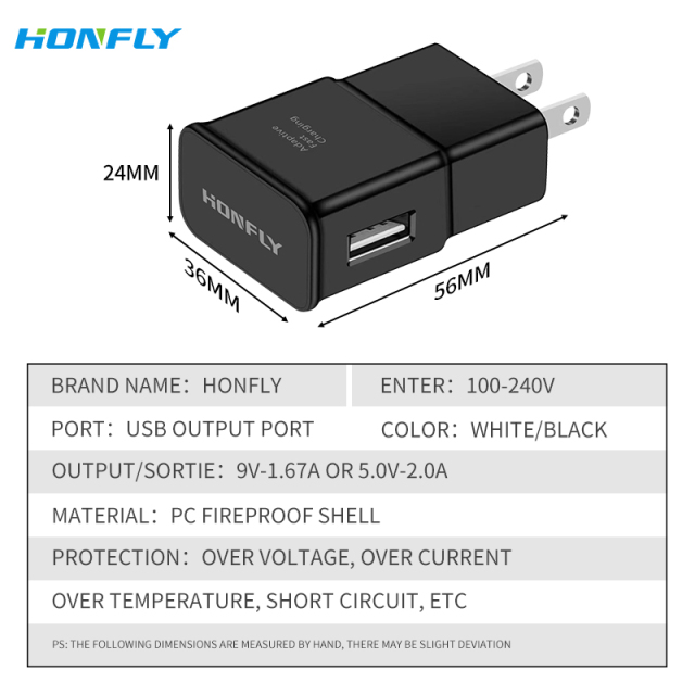 Honfly New product 2023 EP-TA20JWE 15w qc3.0 phone charger fast charging cable type c For samsung galaxy s6 s7 charger