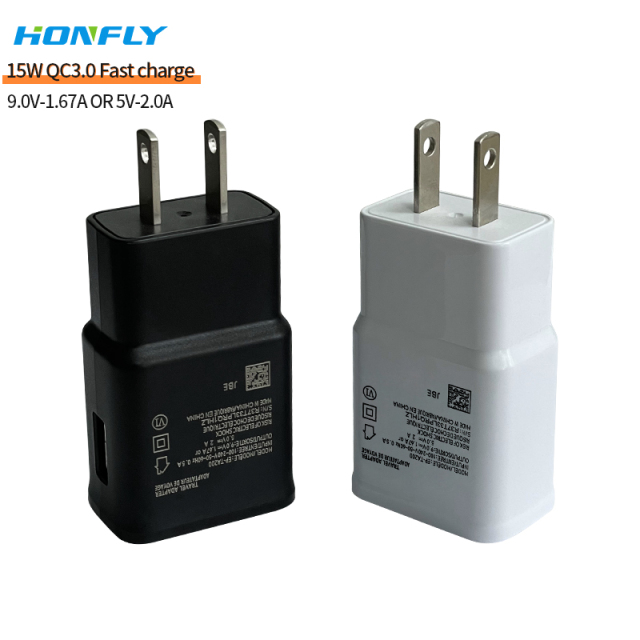 Honfly New product 2023 EP-TA200 15w qc3.0 phone charger fast charging cable type c For samsung galaxy s10 s8 charger