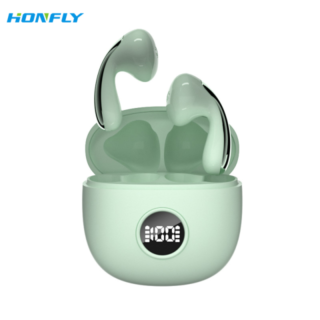 Honfly New semi-in-ear wireless Bluetooth headset LX04 sports running high-quality long-lasting noise-cancelling headset