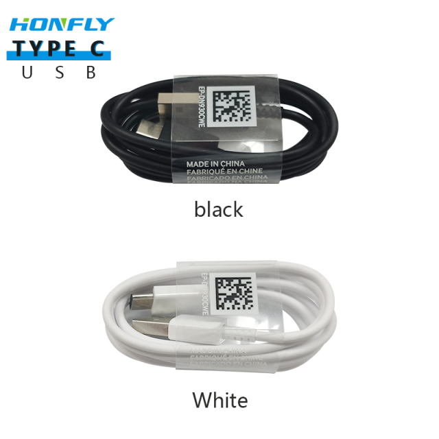 Honfly Wholesale hight quality type c data cables for samsung galaxy s10 S8 usb Cable 1M 2A Fast Charge Data Line