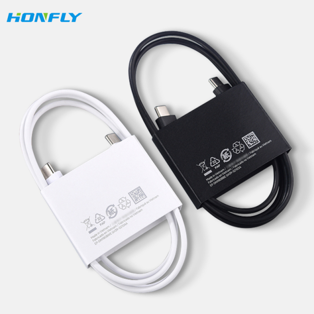Honfly Wholesale USB C Charge Cable For Samsung Galaxy S21 S22 Note 10 20 Fast Charging data Charger USB Type C Cable